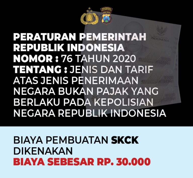 Biaya Pembuatan SKCK