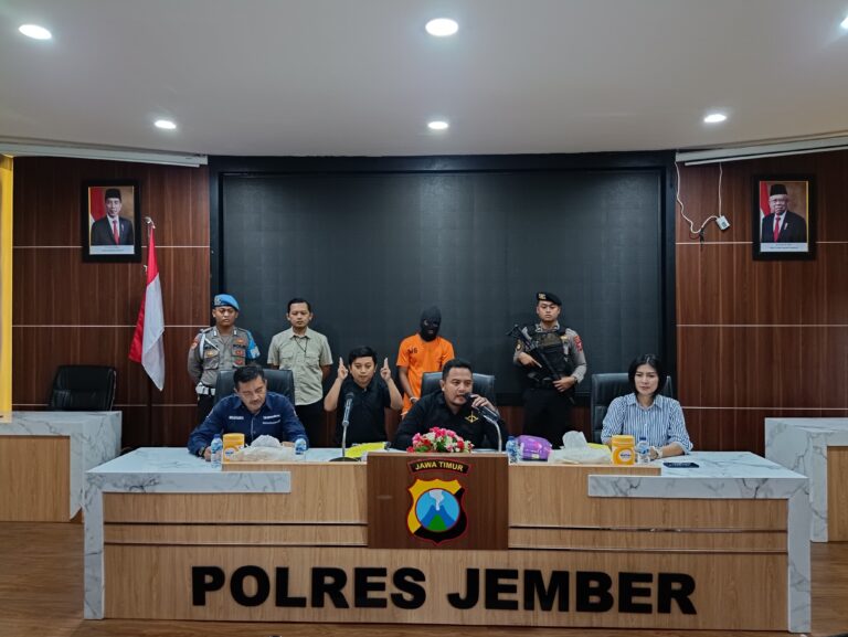 Polres Jember Ungkap Kasus Pencabulan Anak Dibawah Umur, Pria Beristri Ditetapkan Tersangka