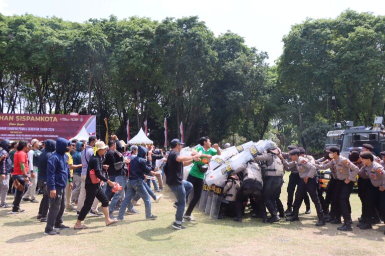 Polres Bojonegoro Gelar Sispamkota Siap Kawal Pemilu 2024