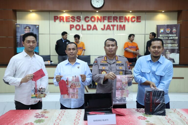 Polda Jatim Berhasil Amankan Dua Tersangka Order Makanan Fiktif dengan Keuntungan Rp 2 Milyar