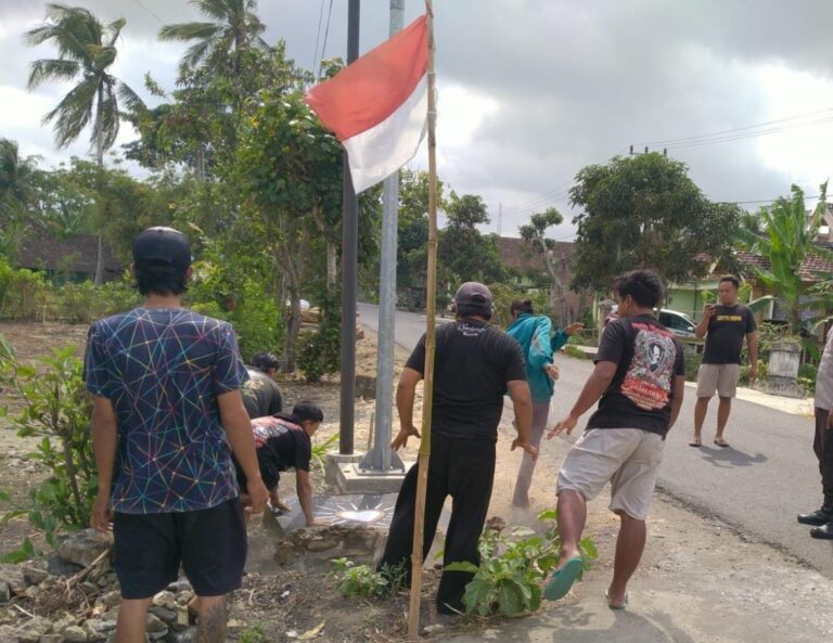 Warga Perguruan Silat Panggungrejo Sukarela Bongkar Tugunya, Kapolres Blitar Beri Apresiasi