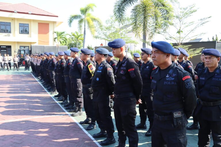 Polres Magetan Terjunkan 619 Personel Gabungan Amankan Pilkades Serentak di 30 Desa