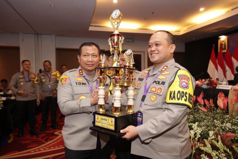 Polres Mojokerto Raih Juara 1 Aplikasi Siap Semeru Polda Jatim