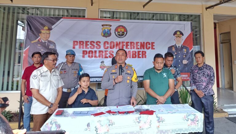 Polres Jember Berhasil Amankan Pelaku Penipuan Yang Mengaku Pejabat Mabes Polri