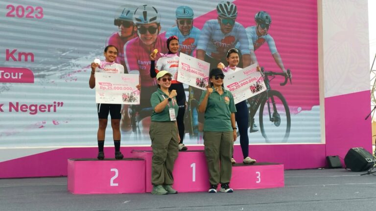 Polresta Malang Kota Sabet Dua Medali Pada Tour of Kemala 2023 di Banyuwangi