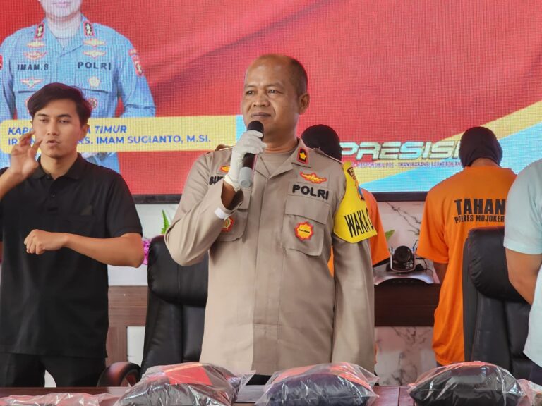 Polisi Amankan 6 Terduga Pelaku Pengeroyokan Anggota Perguruan Silat di Kota Mojokerto
