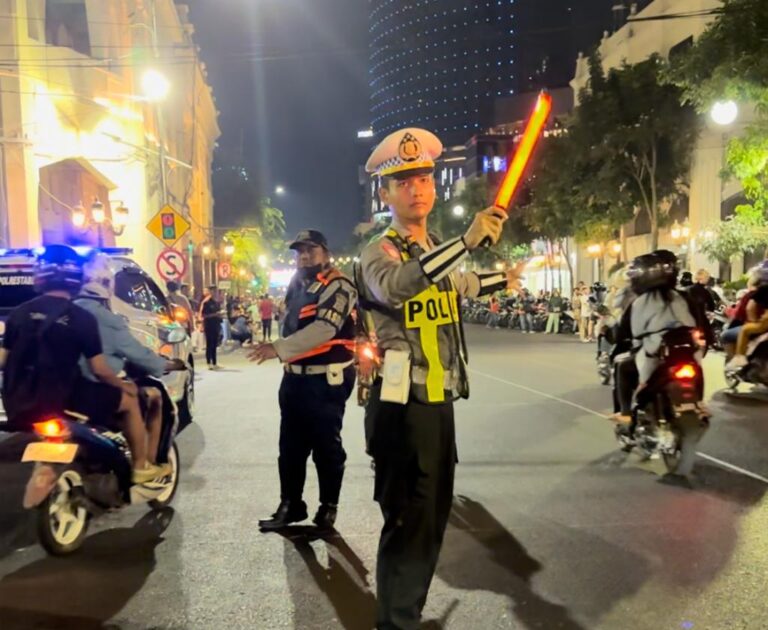 Polda Jatim Libatkan Lima Polres Untuk Pengamanan Gerak Jalan Perjuangan Mojosuro