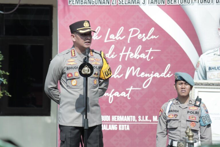 Kapolresta Malang Kota Tegaskan Netralitas Anggotanya pada Pemilu 2024