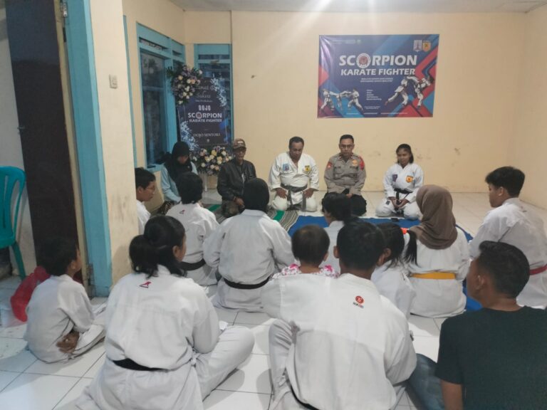 Kapolsek Klojen: Dojo Scorpion Karate Fighter, Wadah dan Melatih Karakter Sportivitas Generasi Muda
