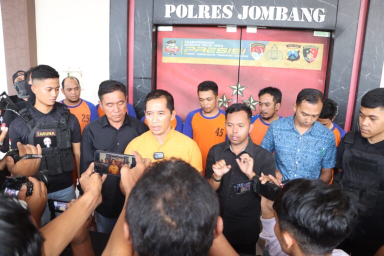 Polres Jombang Berhasil Amankan Komplotan Curanmor Berikut Penadahnya