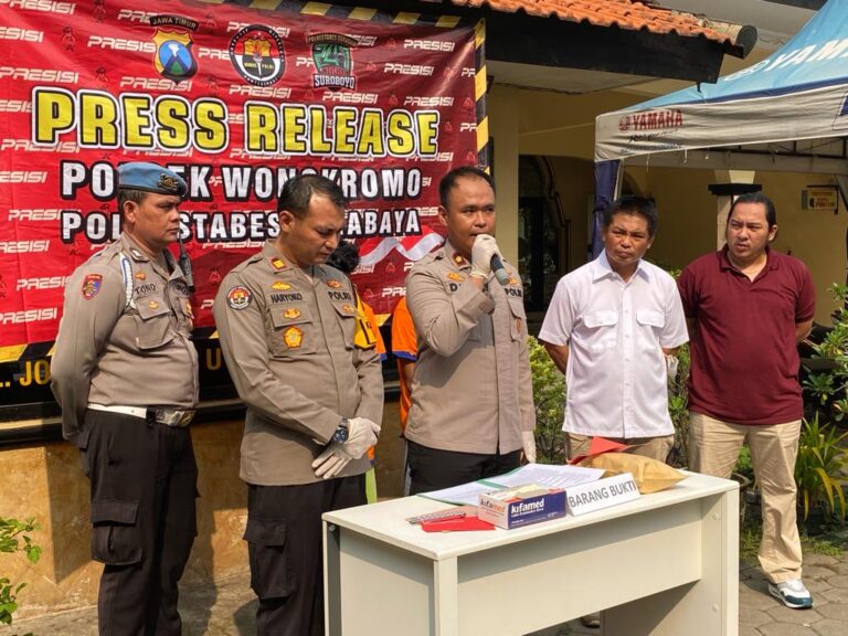 Polisi Berhasil Amankan Residivis Curanmor 6 TKP di Kota Surabaya