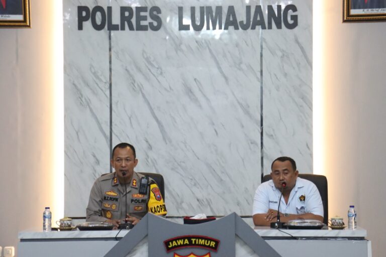 Jaga Kondusifitas Jelang Pemilu 2024, Kapolres Lumajang Gandeng PWI