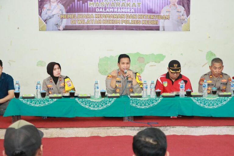 Polres Kediri Galang Sinergitas dengan Masyarakat Lewat Jum’at Curhat