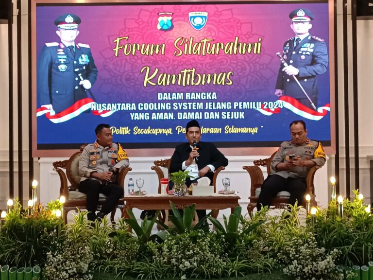 Bersama Para Da’i, Polres Ponorogo Gelar Silaturahmi Sinergitas Untuk Wujudkan Pemilu Damai
