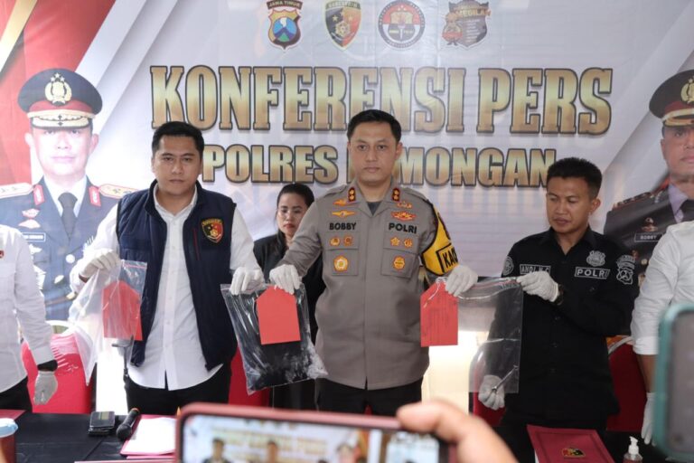 Polres Lamongan Berhasil Ungkap Pembobol Minimarket Tersangka Residivis