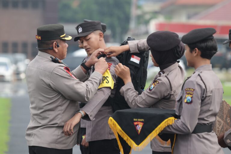 Polda Jatim Kembali Cek Kesiapan Jelang Pergeseran Personel Pengamanan Pemilu
