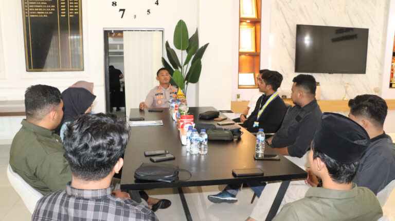 Cooling System, Kapolres Ponorogo Silaturahmi dengan PC PMII Pasca Pungut Suara Pemilu 2024