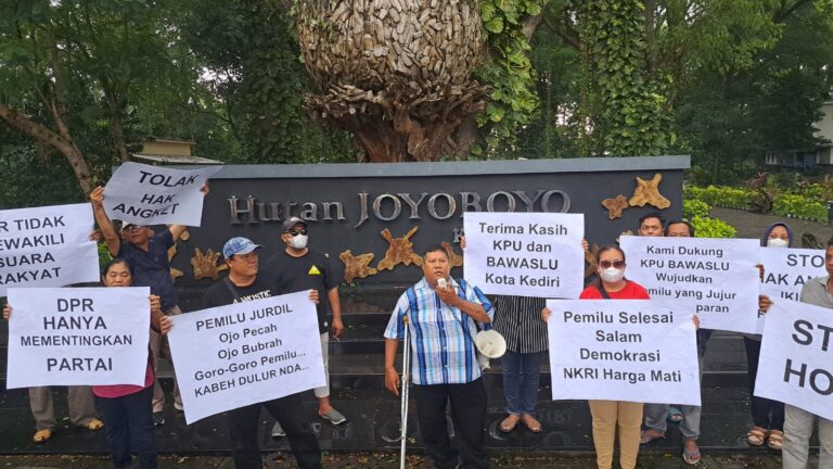 Viral, Ormas Cinta Tanah Air Kota Kediri Tolak Wacana Hak Angket