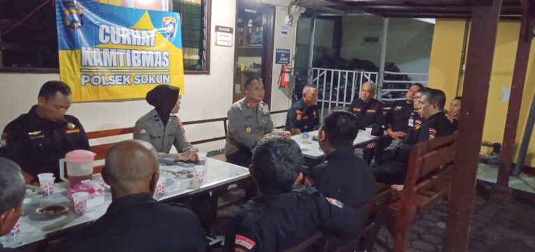 Curhat Kamtibmas Polsek Sukun: Sinergi Memperkuat Jaga Harkamtibmas
