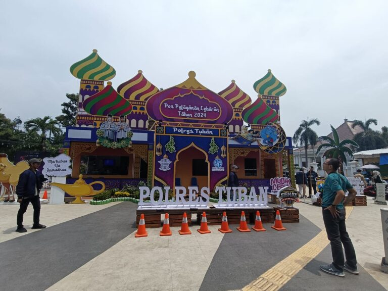 Unik, Istana Aladin Jadi Posyan Operasi Ketupat Semeru 2024 Polres Tuban