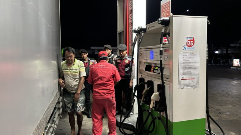 Jelang Idul Fitri Polres Probolinggo Kota Cek Sejumlah SPBU