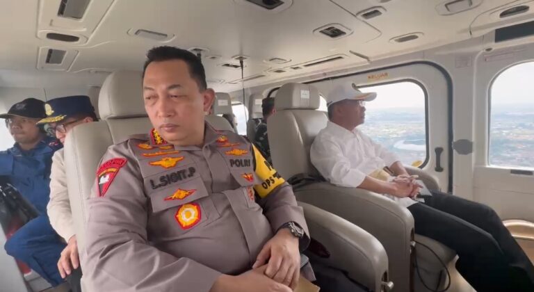 Pastikan Keamanan Arus Balik Lebaran, Kapolri Patroli Udara Jalur Tol