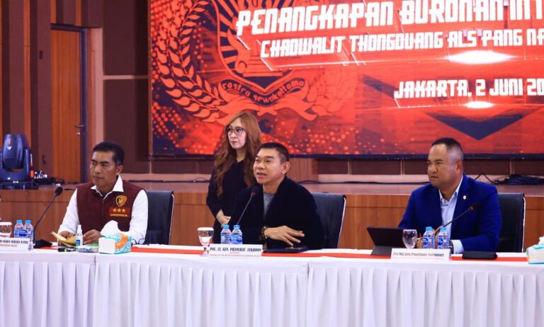 Polri Tangkap Buronan Thailand Paling Dicari