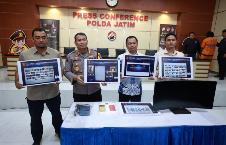 Polda Jatim Amankan Tersangka Pembuat Konten Asusila Anak di Bawah Umur Raup Keuntungan 6000 Dollar US