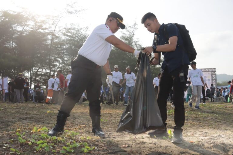 Polres Pacitan Dukung Upaya Pemerintah Menuju Net Zero Emission 2050