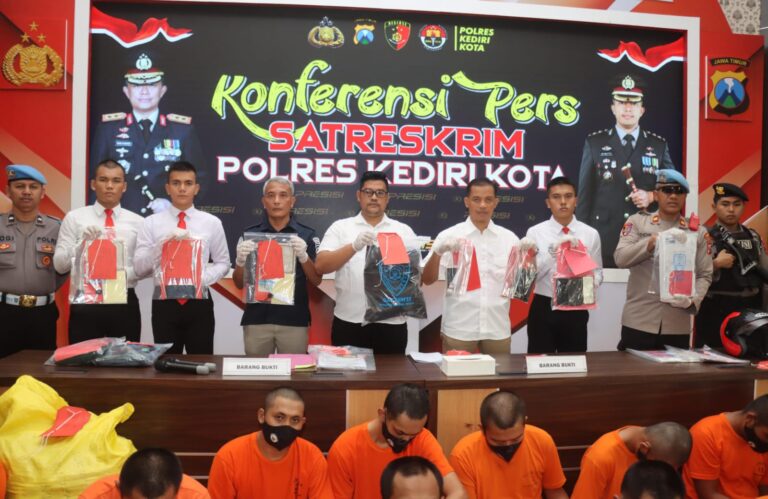 Polres Kediri Kota Berhasil Ungkap Delapan Kasus Diantaranya Curanmor Sepanjang Bulan Mei 2024