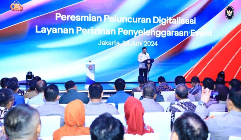 Menko Marves Apresiasi Polri Atas Peluncuran Sistem OSS Perizinan Event