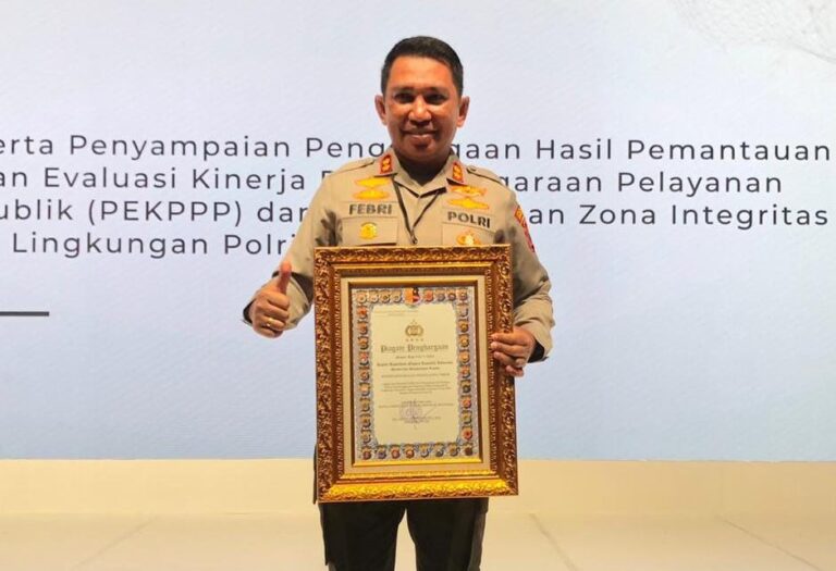 Polres Bangkalan Meraih Penghargaan Kategori Pelayanan Prima dari Kapolri