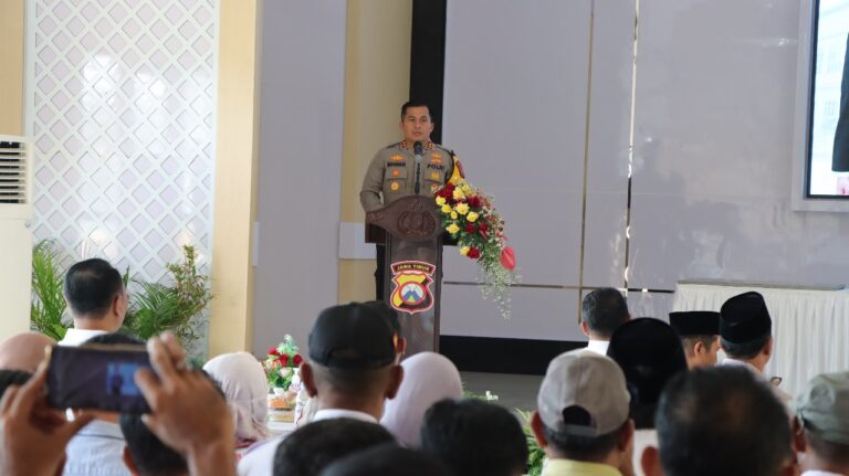 Ajak Pelihara Kamtibmas, Kapolres Nganjuk Gelar Silaturahmi dengan Para Kades Jelang Pilkada