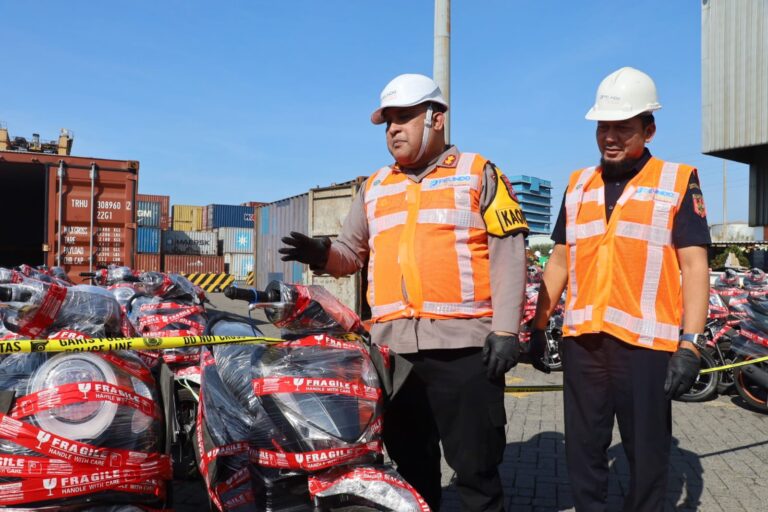 Polres Tanjungperak Berhasil Gagalkan Pengiriman Ranmor Ilegal ke Timor Leste