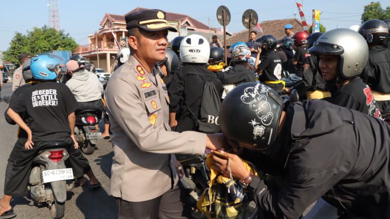 Pengamanan Suran Agung Polres Nganjuk Gelar Penyekatan Jalur Perbatasan
