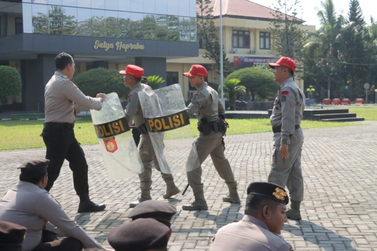 Polres Mojokerto Maksimalkan Latihan Dalmas Siap Kawal Tahapan Pilkada 2024