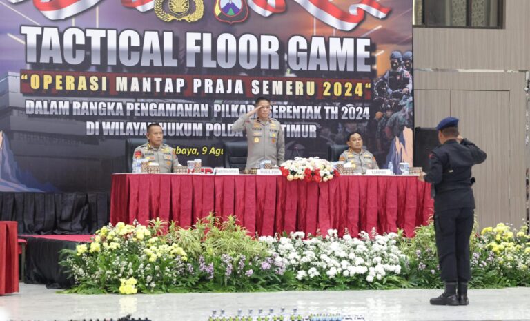 Polda Jatim Gelar TFG Pengamanan Pilkada 2024