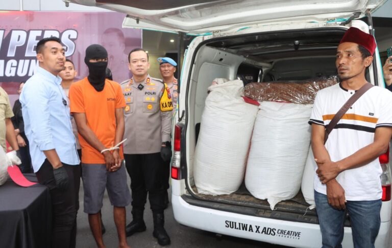 Polres Tulungagung Berhasil Tangkap Pencuri Mobil dan Tembakau