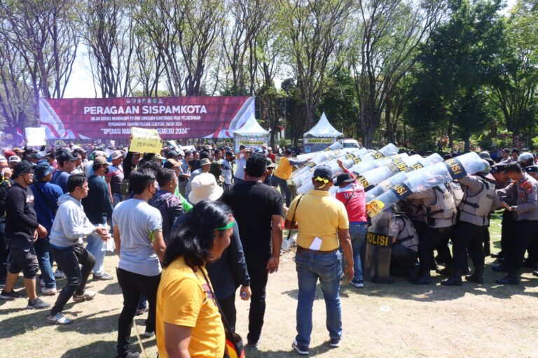 Operasi Mantap Praja Semeru 2024 Dimulai, Polres Bojonegoro Gelar Sispamkota