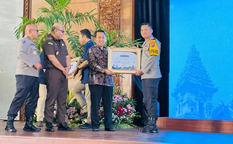 Polres Nganjuk Kembali Raih Peringkat Pertama Kinerja Pelaksanaan Anggaran Terbaik Semester 1 tahun 2024
