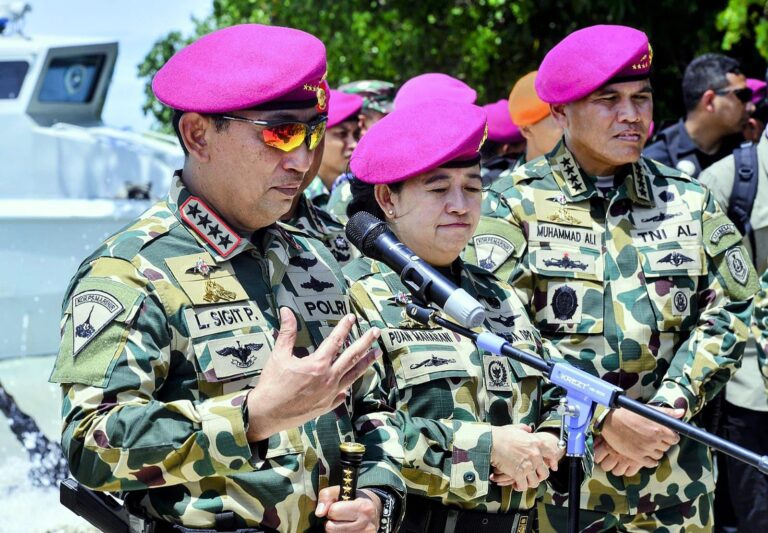 Kapolri Hadiri HUT ke-79 TNI AL
