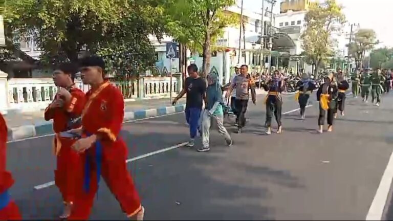 Cooling System Jelang Pilkada, Polisi Ajak Latihan Bersama Paguyuban Pencak Silat