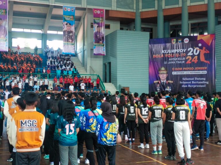 Polda Jatim Gelar Kejurprov Bola Voli U-19 di Jember