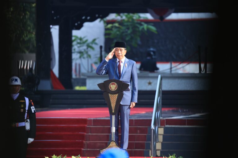 Presiden Jokowi Pimpin Upacara Hari Kesaktian Pancasila di Lubang Buaya, Kapolri Turut Mendampingi