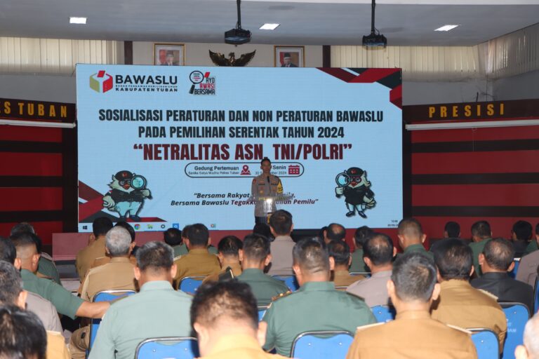 Kapolres Tuban Kembali Tegaskan Netralitas Polri Dalam Pelaksanaan Pilkada 2024