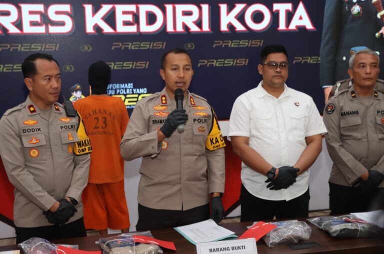 Polres Kediri Kota Berhasil Amankan Tersangka Penganiayaan di Balowerti