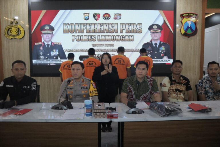 Polres Lamongan Berhasil Ungkap 2 Kasus Curas dan 1 Kasus Kekerasan, Tersangka Diamankan