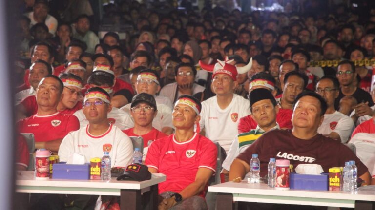 Polres Pasuruan Kota Gelar Nobar Timnas Indonesia Vs Saudi Arabia, Upaya Cooling System di Pilkada 2024
