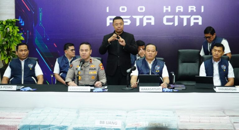 Sita Rp78,1 Miliar dari Judol Internasional, Komitmen Polri atas Asta Cita Presiden Prabowo