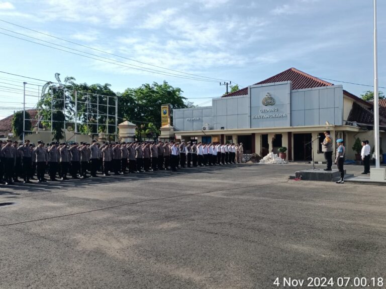 Polres Pamekasan Laksanakan Program Prioritas Presiden Prabowo Subianto Tingkatkan Penegakan Hukum